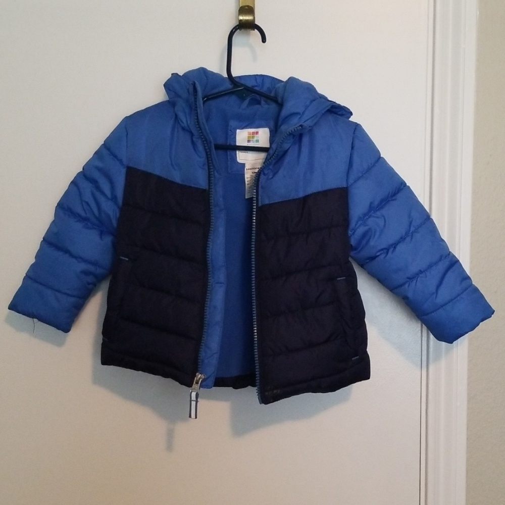 Blue kids puffer jacket